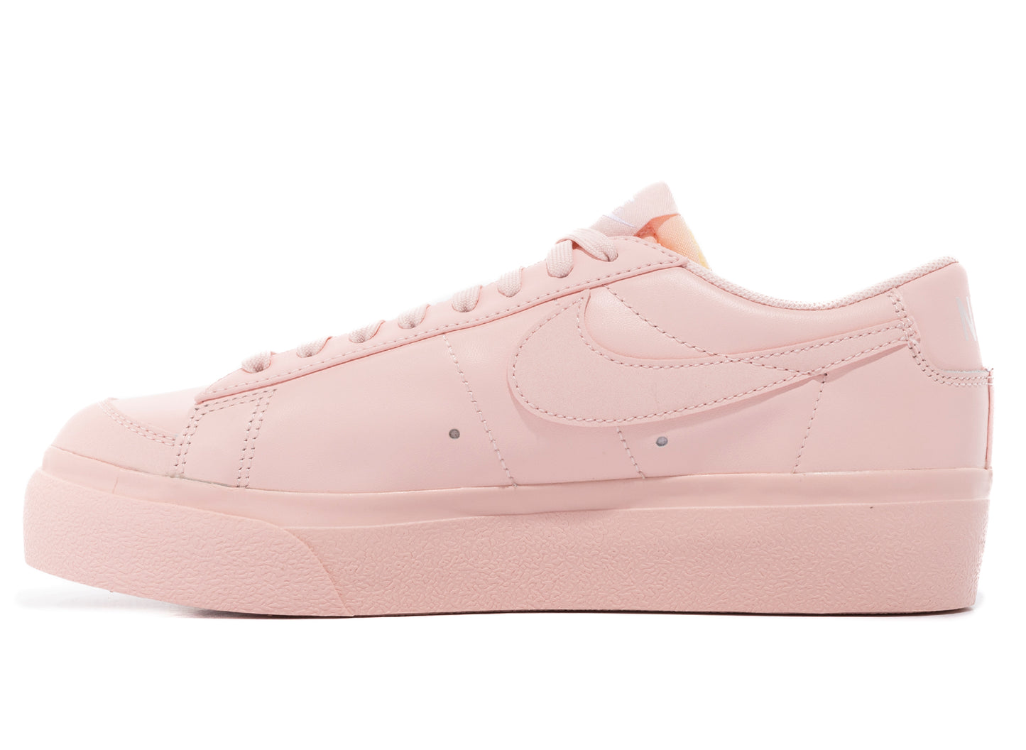 Women's Nike Blazer Low Platform in Atmosphere / Black / Team Orange