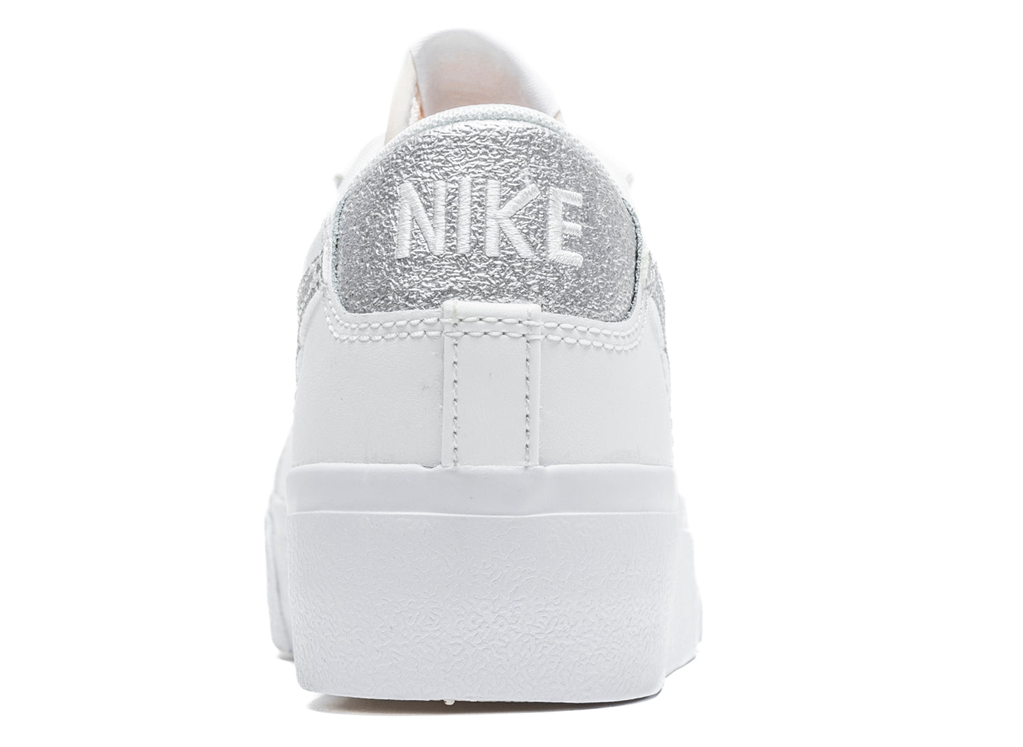Women's Nike Blazer Low Platform in Summit White / Metallic Silver / Sail / White - view 2