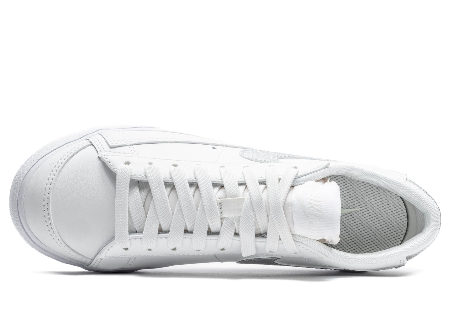 Women's Nike Blazer Low Platform in Summit White / Metallic Silver / Sail / White - view 4