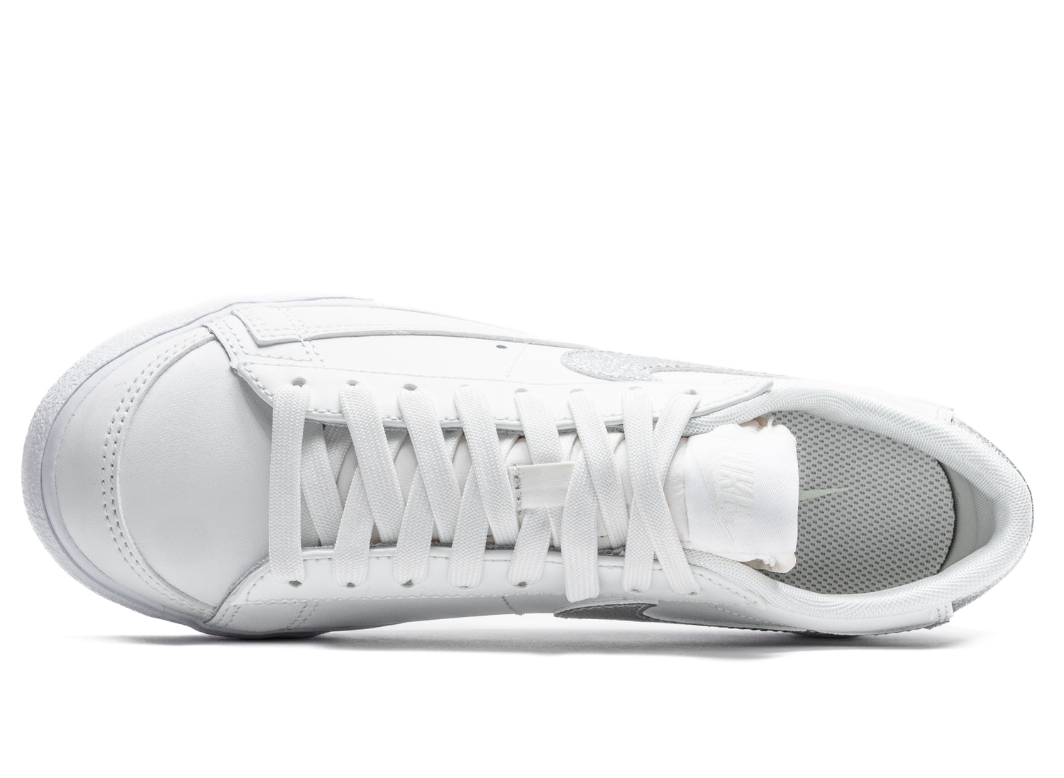 Women's Nike Blazer Low Platform in Summit White / Metallic Silver / Sail / White - view 4