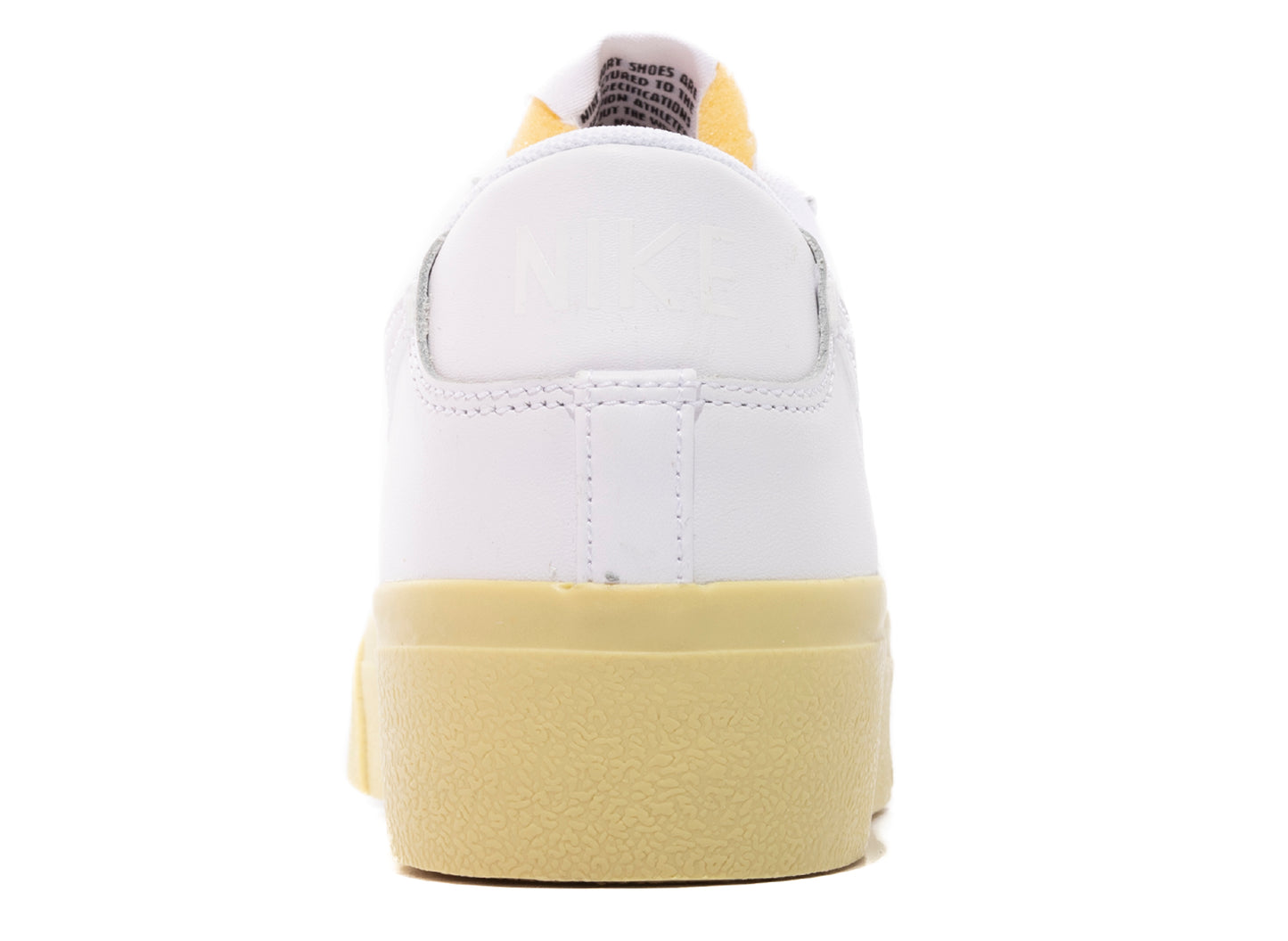 Women's Nike Blazer Low Platform in White / Lemon Wash / Black