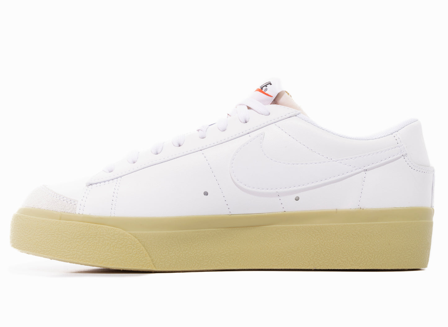 Women's Nike Blazer Low Platform in White / Lemon Wash / Black