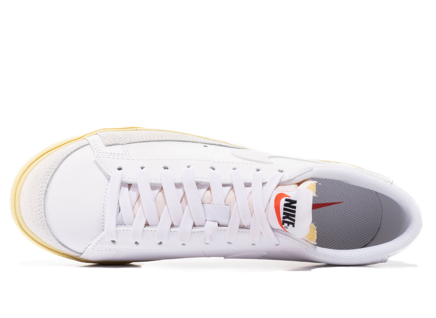 Women's Nike Blazer Low Platform in White / Lemon Wash / Black