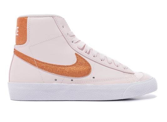 Women's Nike Blazer Mid '77 Essential in Light Soft Pink / Metallic Copper / White