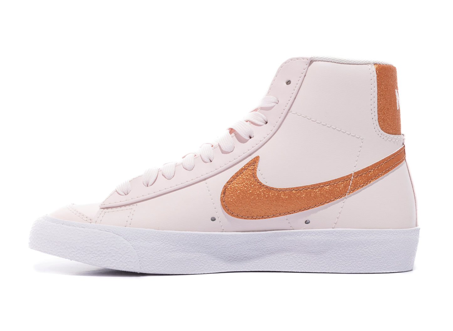 Women's Nike Blazer Mid '77 Essential in Light Soft Pink / Metallic Copper / White