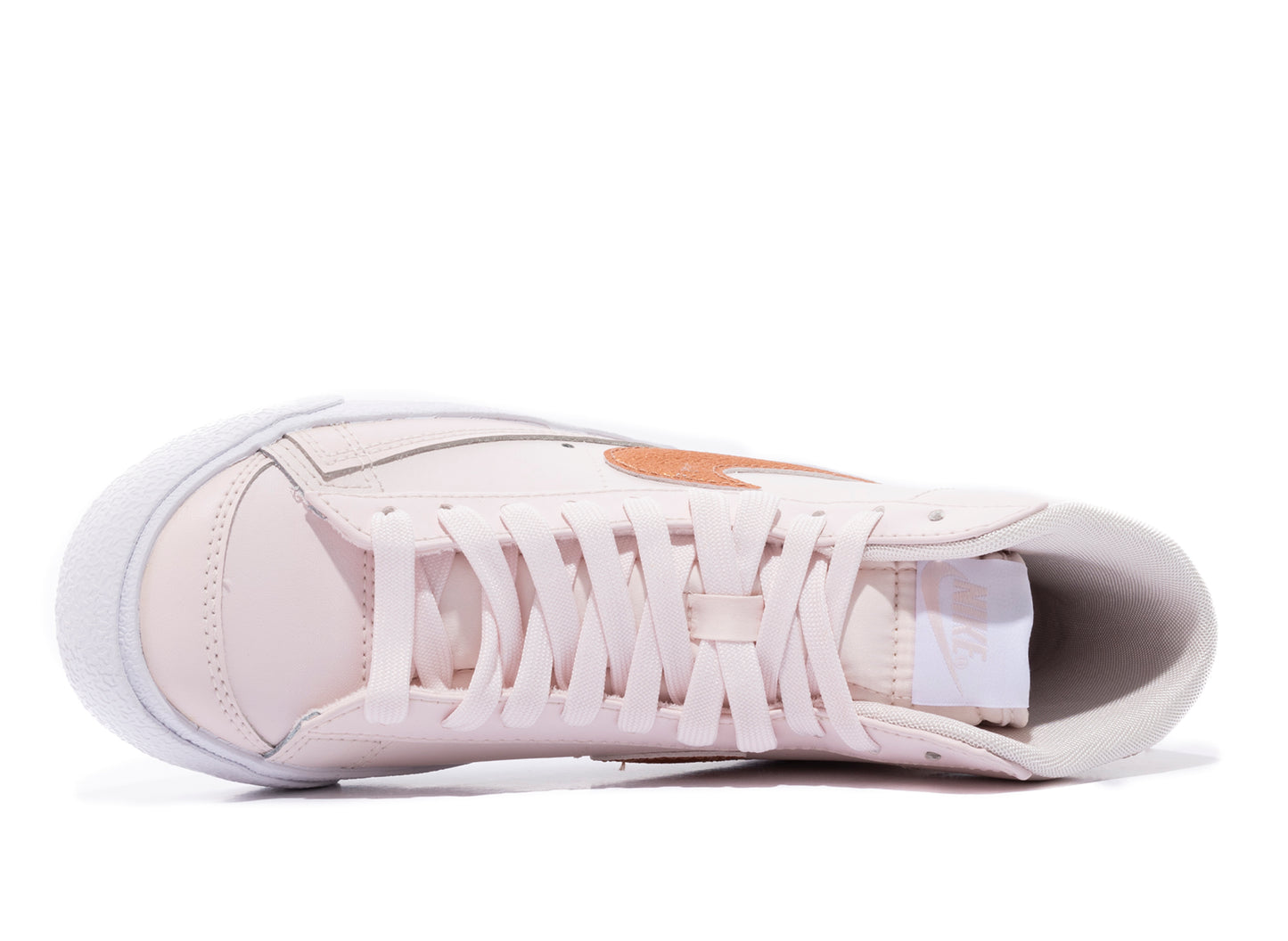 Women's Nike Blazer Mid '77 Essential in Light Soft Pink / Metallic Copper / White