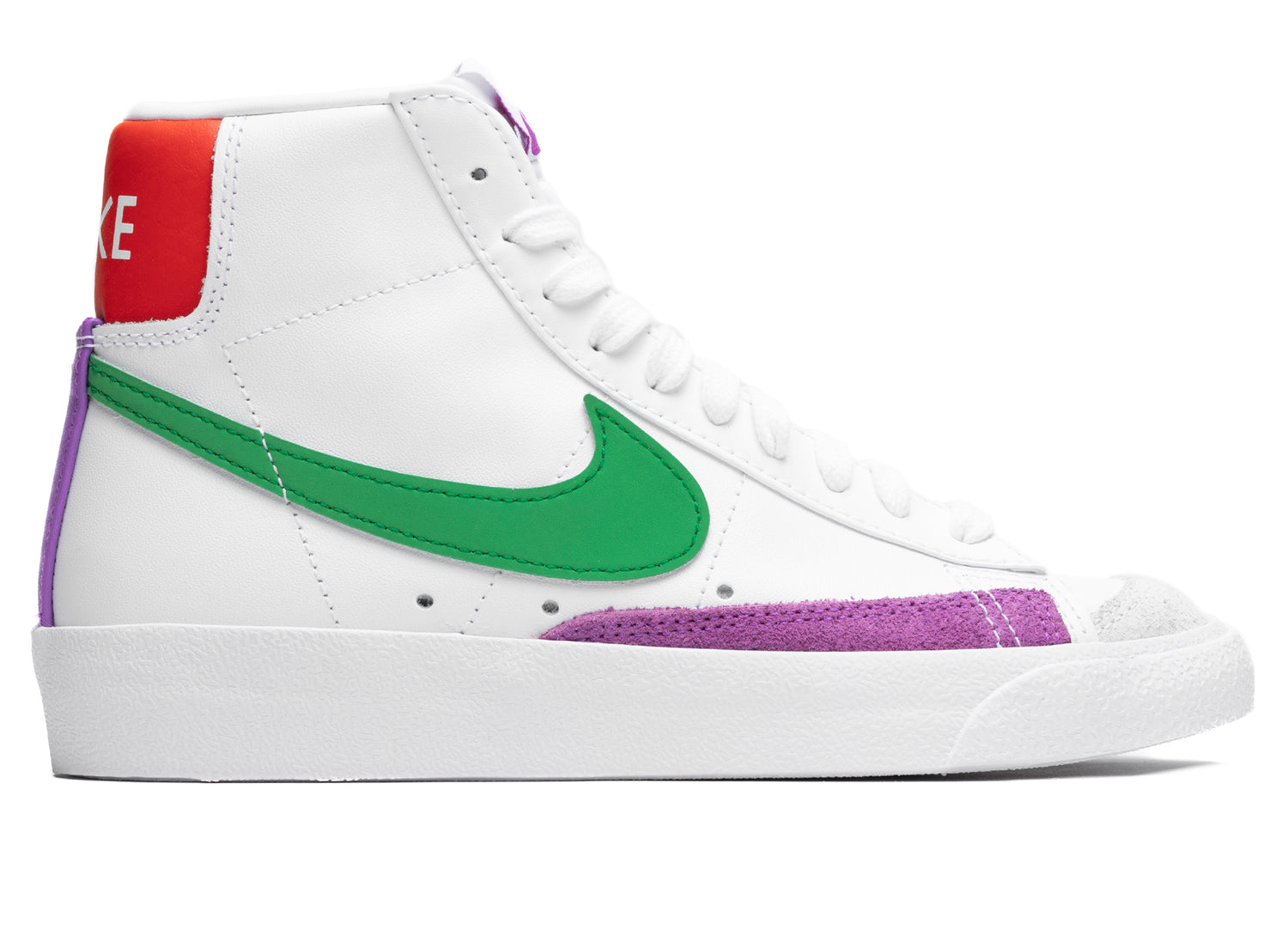 Women's Nike Blazer Mid '77 in White / Stadium Green / Picante Red