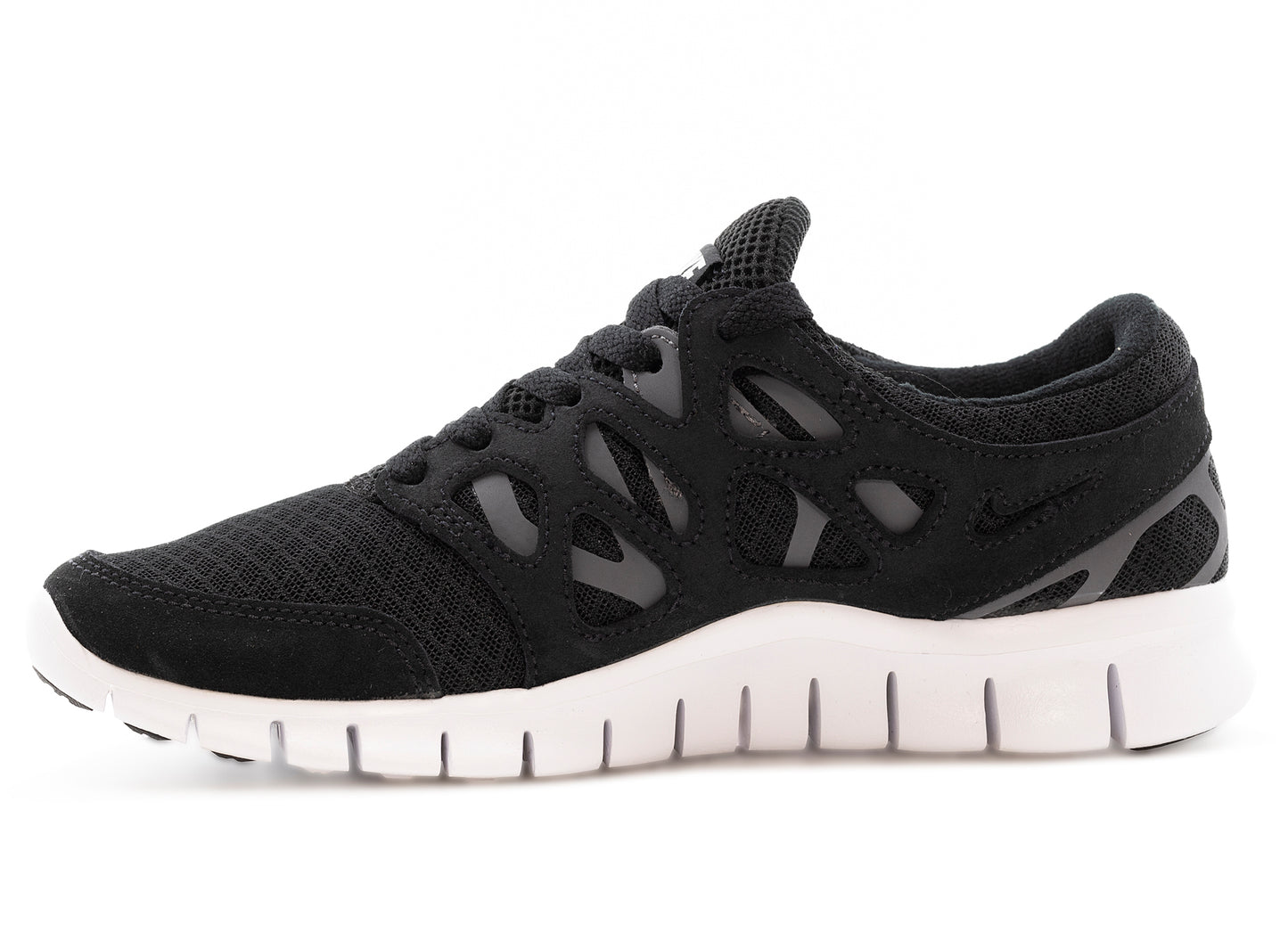 Women's Nike Free Run 2 in Black / White / Dark Grey