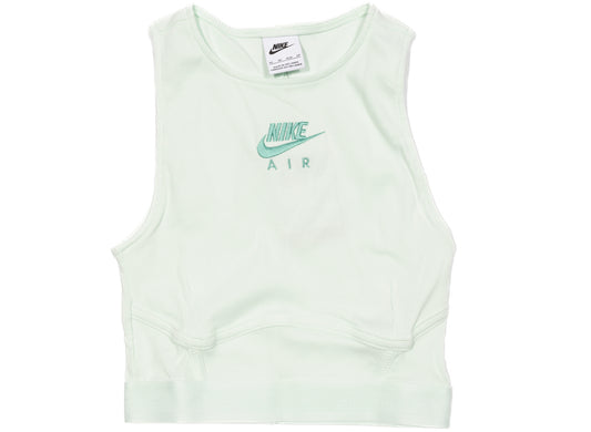 Women's Nike Sportswear Air Rib Tank Top in Barely Green / Washed Teal