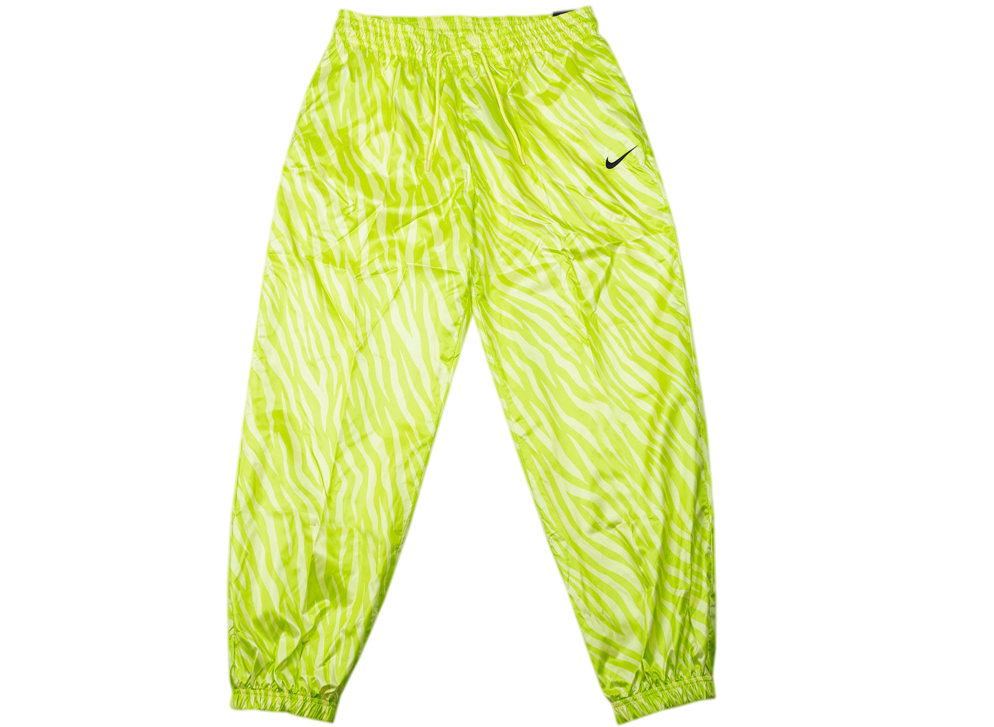 Pantalones de tela Nike Sportswear Icon Clash para mujer en neón
