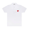 Comme des Garçons Play Polo Shirt 'White'